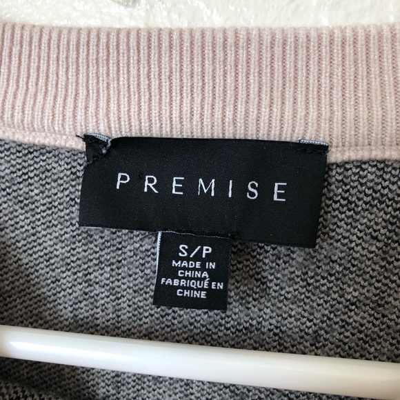 Premise Cream & Black Polka Dot Sweater Women's Size Small - Picture 4 of 5